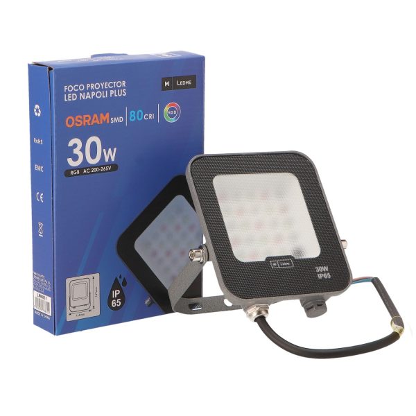 Foco Proyector Led Napoli Plus 30W RGB - NLM6831 - Imagen 3