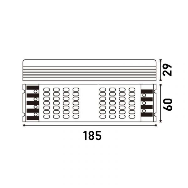 Driver Externo 300W 48Vdc Para Carril Magnético - NLM3625 - Imagen 2