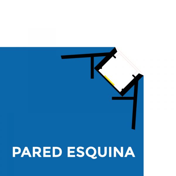 Perfil de aluminio Nisen empotrable Esquina 12/24V 2 metros - DSC - NLM3354 - Imagen 3