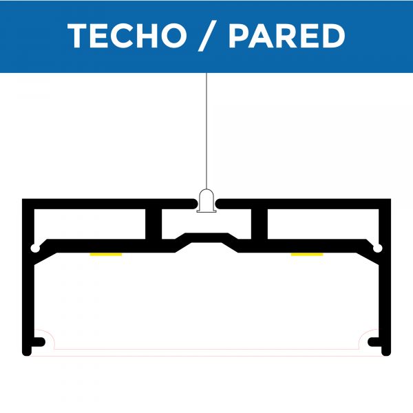 Perfil de aluminio SantMig 2 metros - DSC - NLM3369 - Imagen 3