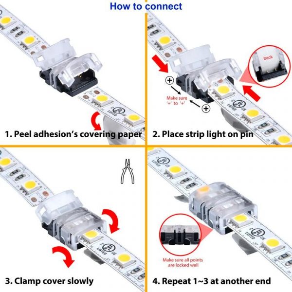 Conector de Hipopótamo para Tira LED IP65 12MM 5PIN - DSC - NLM2914 - Imagen 3