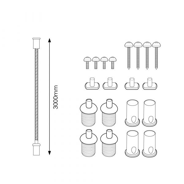 Colgadores para paneles LED 3M - NLM9031 - Imagen 2