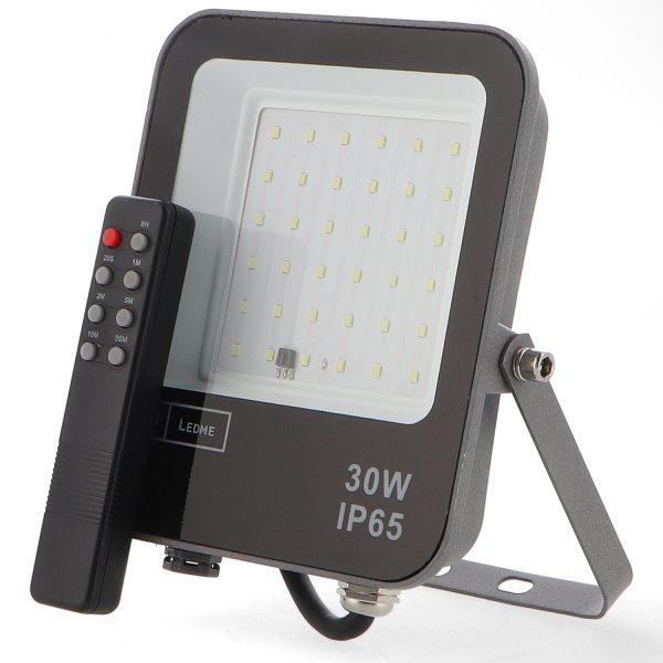 Foco Proyector Led Napoli 30W con Sensor de movimiento - NLM6516