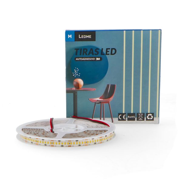 Tira de LED 24V DC SMD2835 Ziadna IP65 240 Led/m - 5 Metros - N - Imagen 3