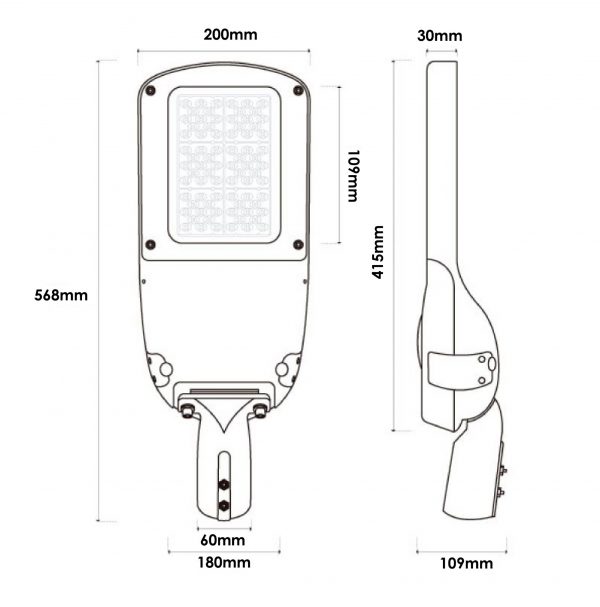 Farola LED Line Series 30W - N - Imagen 2