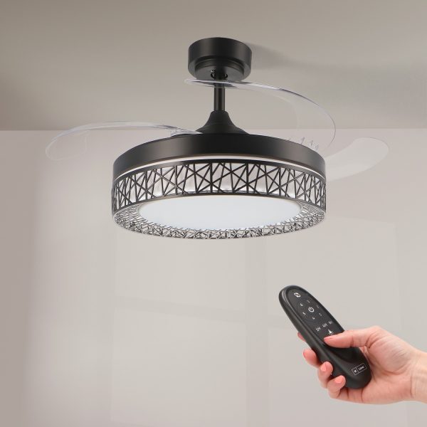 Ventilador de techo LED Black Aqua - NLM8818