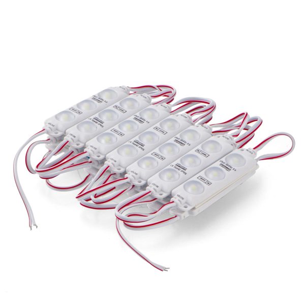 Cadena de 20 Módulos de 3 LED SMD Samsung 12V DC 1W - NLM7168