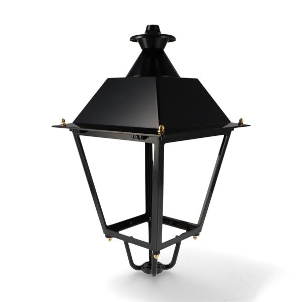 Farol Villa Acero Pintado Horno Negro - NLM6443