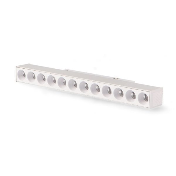 Foco LED Lumiere 12W para carril magnético Blanco 48V Serie 20mm - DSC - N