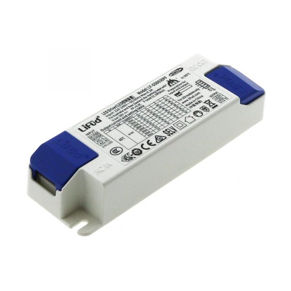 Driver Lifud Regulable Dali/Push Salida 20-42V Dc 30W No Flicker LF-GSD030PF -DSC - NLF-GSD030PF
