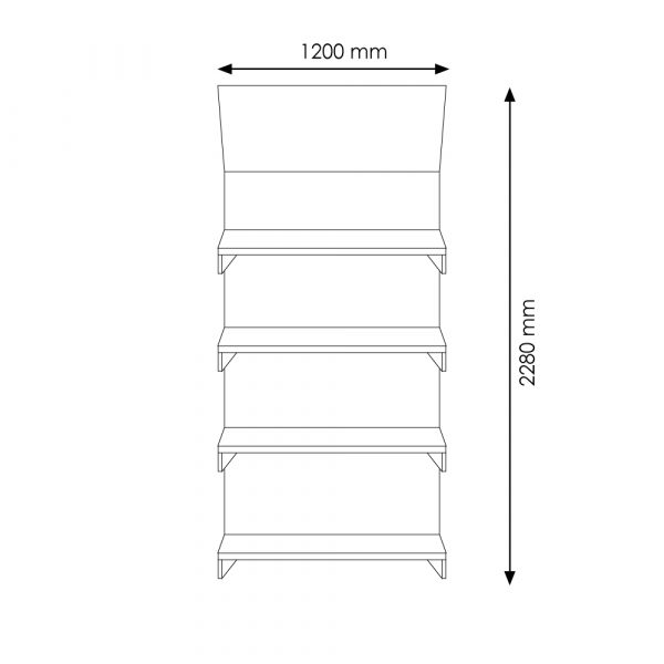 Expositor Panel Led Serie Slim - Top Ventas Ledme - NLM0026 - Imagen 2