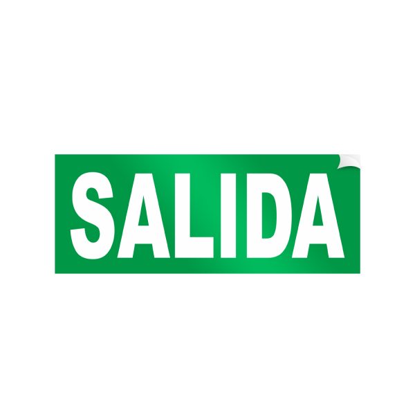 Pictograma autoadhesivo de Salida de Emergencia LM1081 - NLM1081A