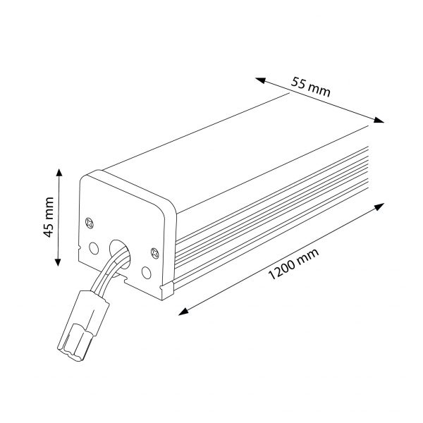 Barra Lineal Trian 40W - N - Imagen 2