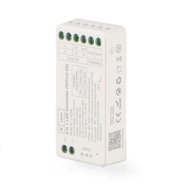 Controlador regulador LED Monocolor/CCT - NLM2080