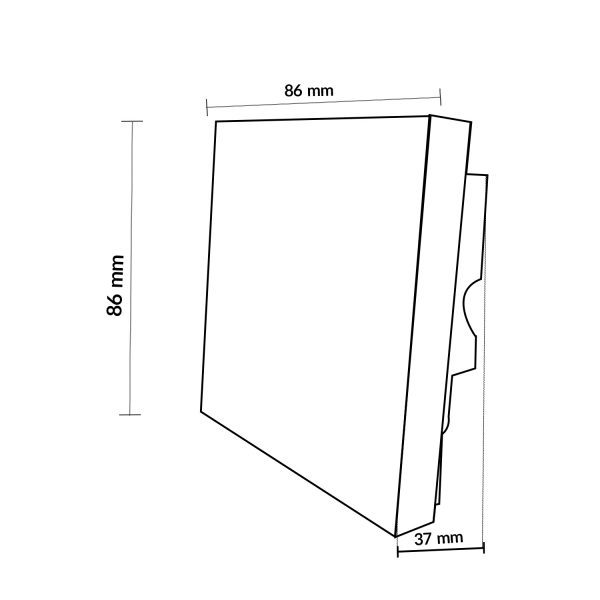 Dimmer empotrable Táctil Monocolor Para Tiras LED 12/24V - NLM2181 - Imagen 2