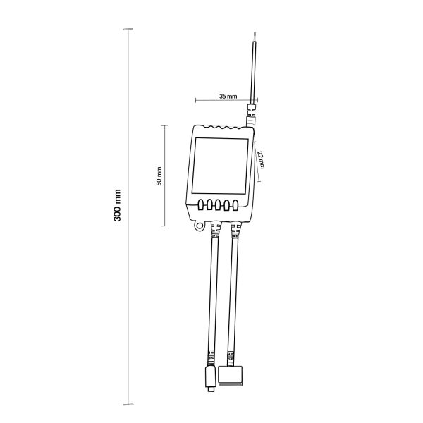 Controlador Mini Para Tiras Led CCT Con Control Remoto Por Ir - DSC - NLM2188 - Imagen 2