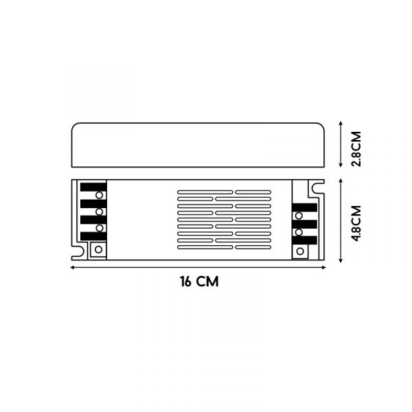 Fuentes de alimentación Slim para tiras LED 100W 12VDC - NLM2245 - Imagen 2
