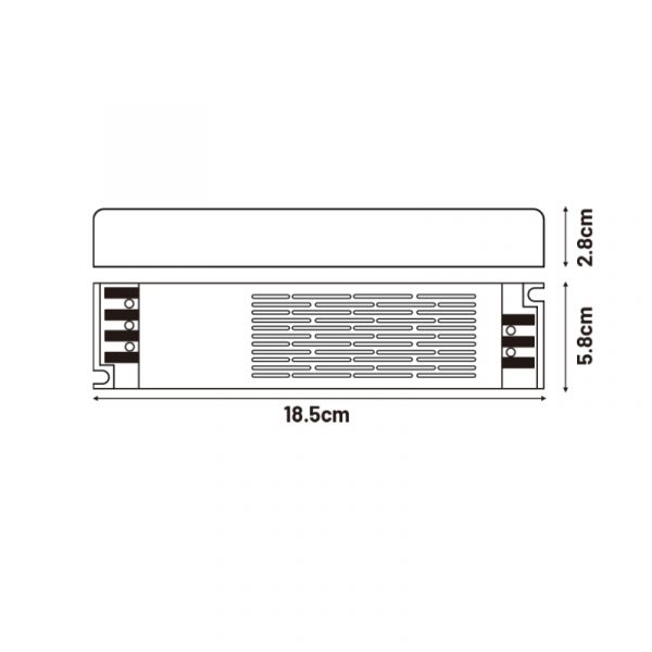 Fuentes de alimentación Slim para tiras LED 200W 12VDC - NLM2246 - Imagen 2