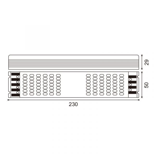 Fuente de Alimentación Dimable 0-10V Led 100W 12Vdc - NLM2522 - Imagen 2