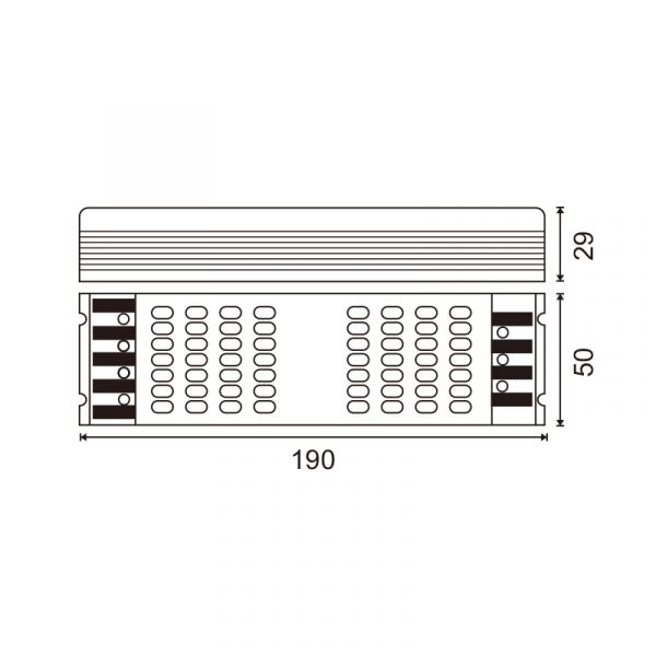 Fuente de Alimentación Dimable 0-10V Led 60W 24Vdc - NLM2525 - Imagen 2