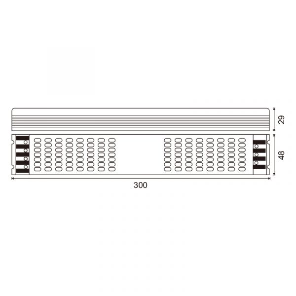 Fuente de Alimentación Dimable 0-10V Led 200W 24Vdc - NLM2528 - Imagen 2