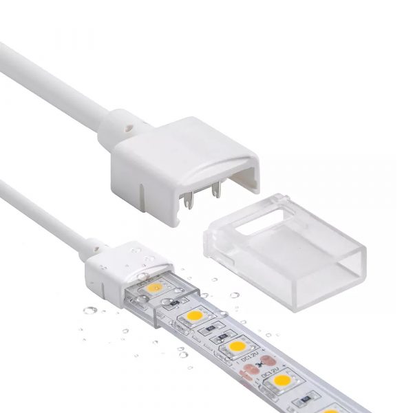 Conector de inicio para Tira LED IP68 10MM out 8MM in 2PIN - NLM2923 - Imagen 4