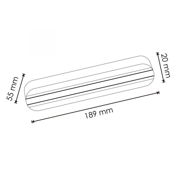 Base de Superficie con carril Blanco Monofásico - NLM3261 - Imagen 2