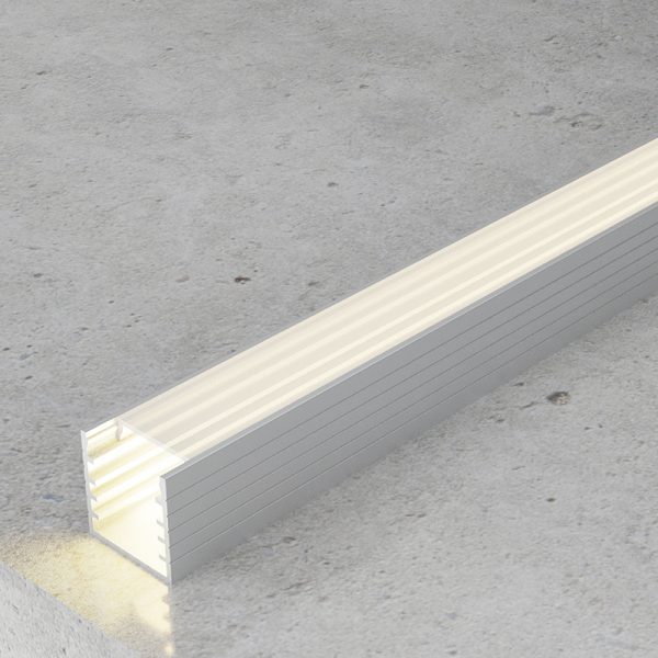 Perfil de aluminio Jesf - 2 metros - N