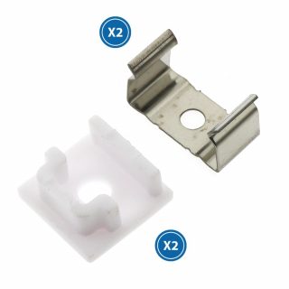 Pack 2 Tapones y 2 grapas para Perfil LM3709 - NLM3709A