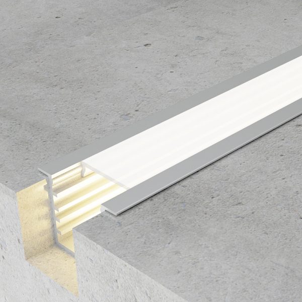 Perfil de aluminio Tued - 2 metros - N