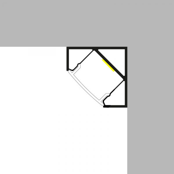 Perfil de aluminio Kopep Lacado Blanco - 2 metros - N - Imagen 3