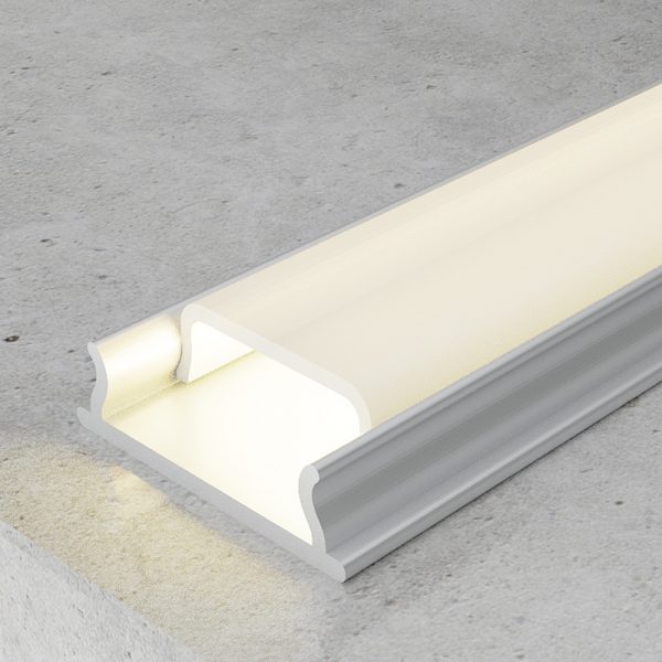 Perfil de aluminio flexible - 2 metros - N