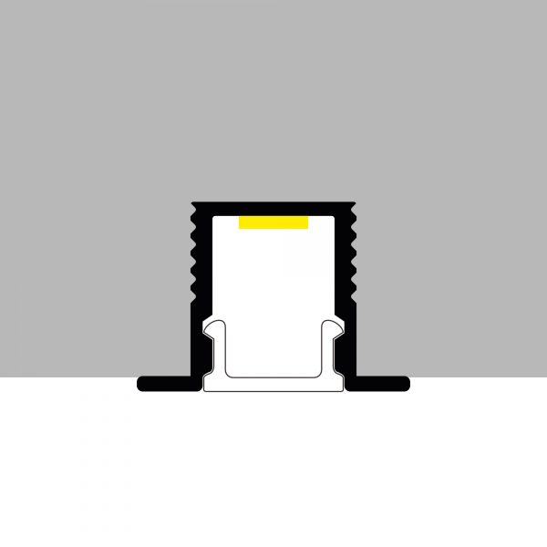 Perfil de aluminio Yoret - 2 metros - NLM3741 - Imagen 3