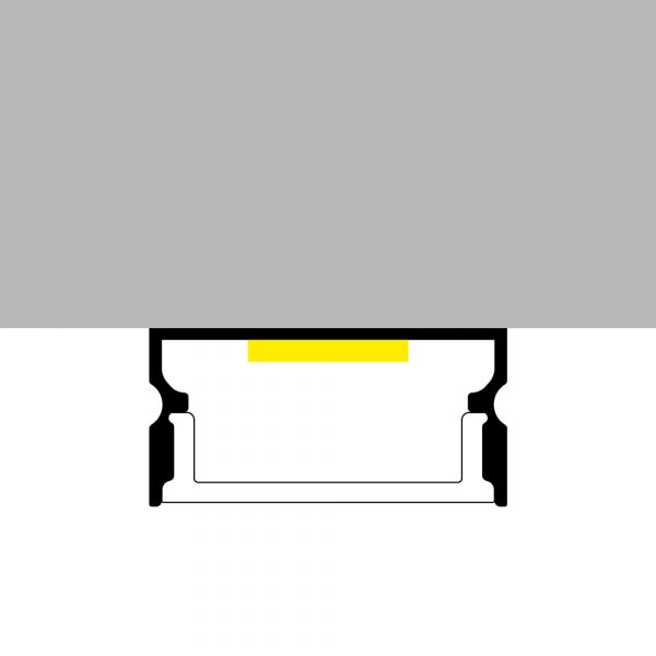 Perfil de aluminio Sino - 2 metros - N - Imagen 3