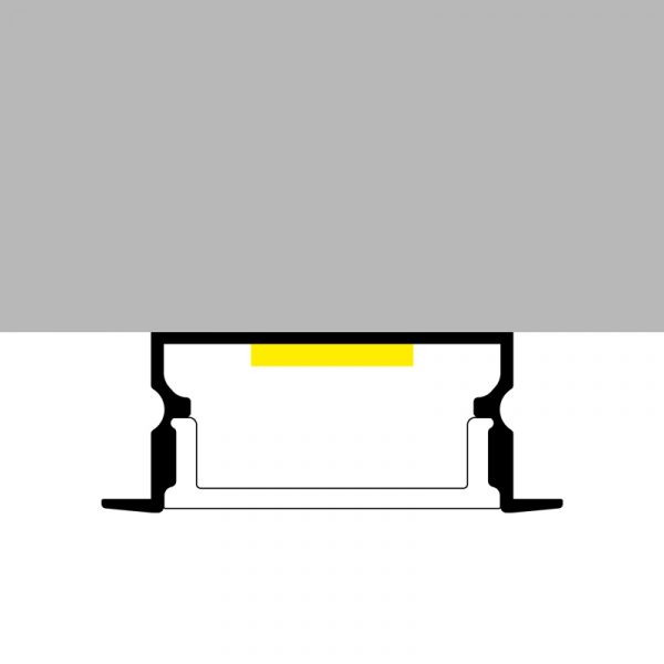 Perfil de aluminio Hieg - 2 metros - N - Imagen 3