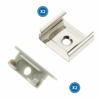 Pack 2 Tapones y 2 grapas para Perfil LM3755 - NLM3755A