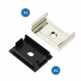 Pack 2 Tapones y 2 grapas para Perfil LM3778 - NLM3778A