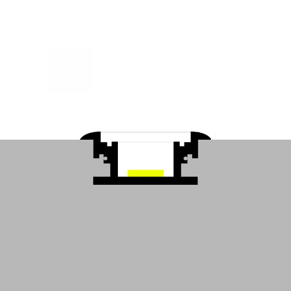 Perfil de aluminio Fat - 2 metros - NLM3809 - Imagen 3