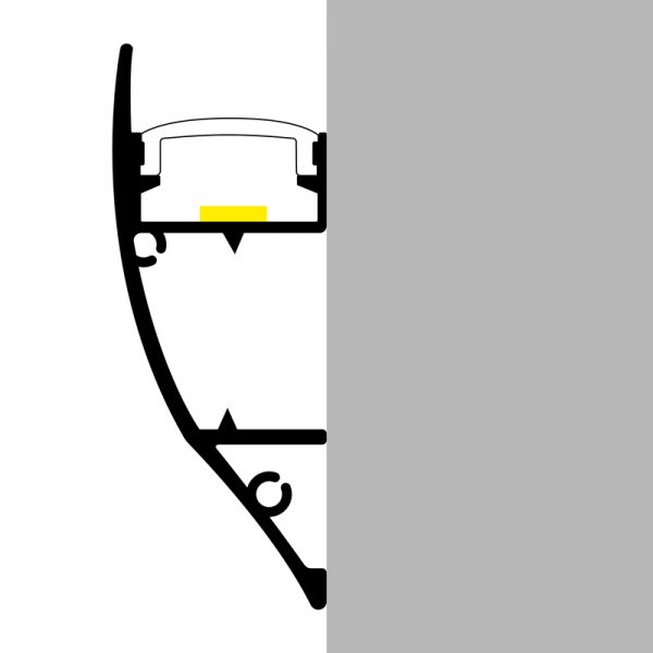 Perfil de aluminio Then - 2 metros - N - Imagen 3