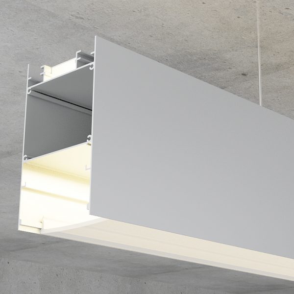 Perfil de aluminio Bieg - 2 metros - N