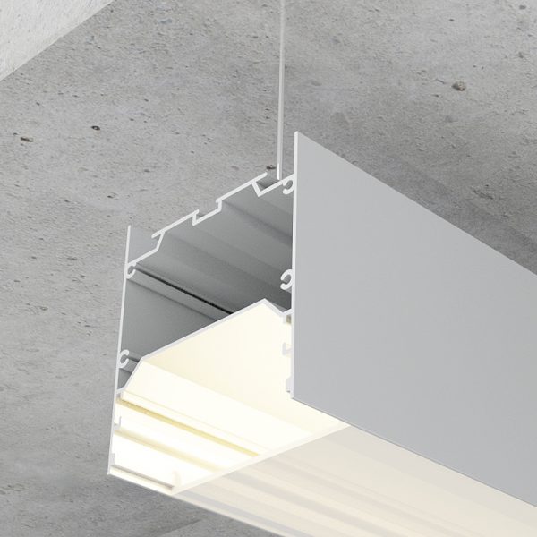 Perfil de aluminio Wef - 2 metros - N