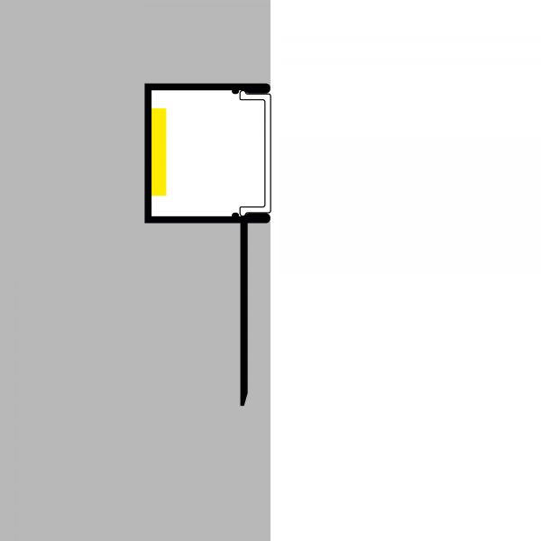 Perfil de aluminio Hure - 2 metros - N - Imagen 3