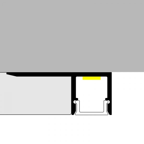 Perfil de aluminio Ope - 2 metros - N - Imagen 3