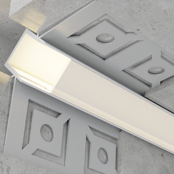 Perfil de aluminio Rolk - 2 metros - N