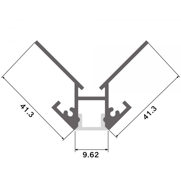 Perfil de aluminio Can - 2 metros - NLM3868 - Imagen 2