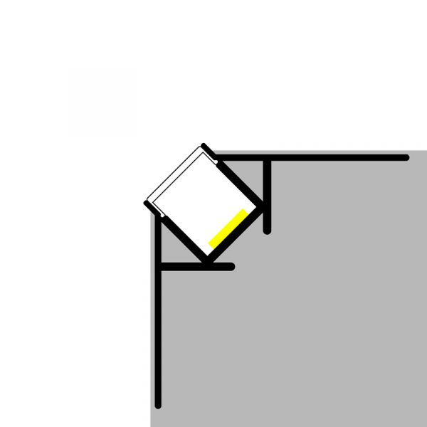 Perfil de aluminio Tuc - 2 metros - N - Imagen 3