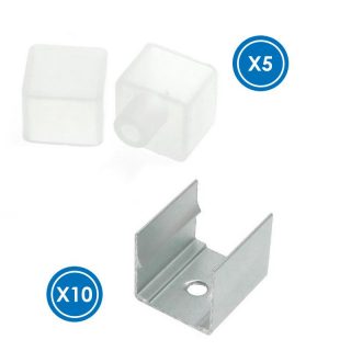 Pack Tapones y grapas para tira Funda Neon LM3975 - NLM3988