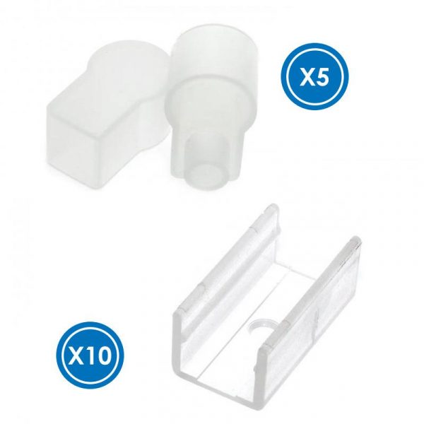 Pack Tapones y grapas para tira Funda Neon LM3977 - NLM3989