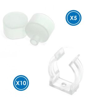Pack Tapones y grapas para tira Funda Neon LM3981 - NLM3991