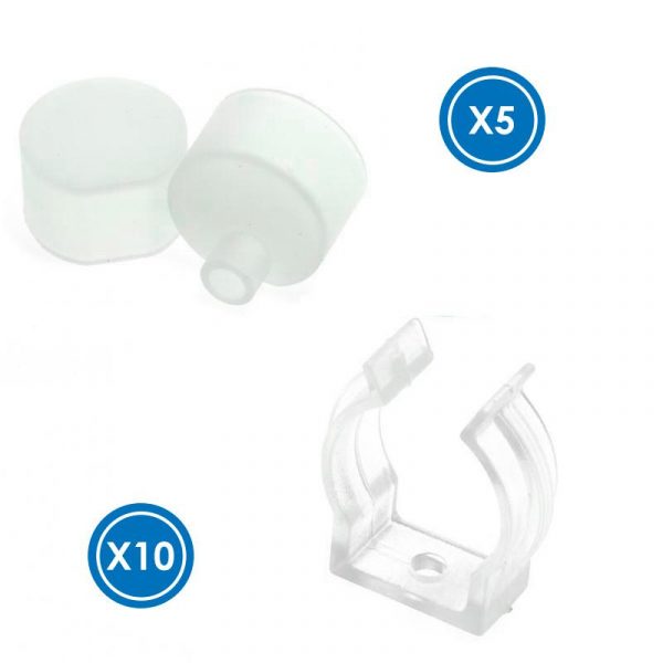 Pack Tapones y grapas para tira Funda Neon LM3981 - NLM3991